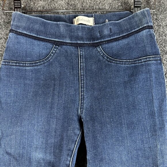 Madewell Jeans Womens 25 The Anywhere Jean Medium Wash Cotton Stretch Pull On - Picture 3 of 8